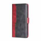 For Huawei Mate 20 Retro Texture Contrast Color Side Buckle Horizontal Flip Leather Case with Holder & Card Slots & Wallet(Red) - 1