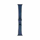 WIWU Three Beads Ultra-thin Stainless Steel Watch Band For Apple Watch Series 9&8&7 41mm / SE 3&SE 2&6&SE&5&4 40mm / 3&2&1 38mm, Color:Royal Blue - 1