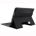 K102B For iPad 10.2 inch 2019 Ultra-thin One-piece Bluetooth Keyboard Leather Tablet Case with Stand & Pen Slot(Black) - 1