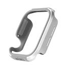 WIWU Defense Armor King Kong Frame Protective Case For Apple Watch Series 6 & SE & 5 & 4 44mm / 3 & 2 & 1 42mm(Silver) - 1