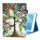 For iPad 10.2 2021 / 2020 / 2019 Coloured Drawing Pattern Horizontal Flip Leather Case with Holder & Card Slots & Photo Frame(Life Tree) - 1