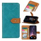 For LG K53 European Floral Embossed Copper Buckle Horizontal Flip PU Leather Case with Holder & Card Slots & Wallet & Photo Frame(Blue) - 1