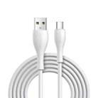JOYROOM S-1030M8 M8 Bowling Series 3A USB to USB-C / Type-C TPE Charging Transmission Data Cable, Cable Length:1m(White) - 1