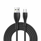 JOYROOM S-1030M8 M8 Bowling Series 3A USB to USB-C / Type-C TPE Charging Transmission Data Cable, Cable Length:1m(Black) - 1