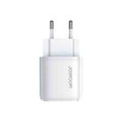 JOYROOM NRT-DY139 20W PD Intelligent Fast Charger, Plug Type: EU Plug(White) - 1