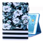 For iPad 10.2 2021 / 2020 / 2019 Coloured Drawing Pattern Horizontal Flip Leather Case with Holder & Card Slots & Photo Frame(Pear Flower) - 1