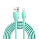 JOYROOM S-1030M8 M8 Bowling Series 2.4A USB to 8 Pin TPE Charging Transmission Data Cable, Cable Length:1m(Green) - 1