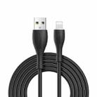 JOYROOM S-2030M8 M8 Bowling Series 2.4A USB to 8 Pin TPE Charging Transmission Data Cable, Cable Length:2m(Black) - 1