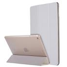 For iPad 10.2 2021 / 2020 / 2019 Silk Texture Horizontal Flip Magnetic PU Leather Case, with Three-folding Holder & Sleep / Wake-up Function(White) - 1
