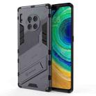 For Huawei Mate 30 Pro Punk Armor 2 in 1 PC + TPU Shockproof Case with Invisible Holder(Grey) - 1