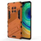 For Huawei Mate 30 Pro Punk Armor 2 in 1 PC + TPU Shockproof Case with Invisible Holder(Orange) - 1