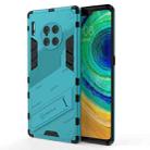 For Huawei Mate 30 Pro Punk Armor 2 in 1 PC + TPU Shockproof Case with Invisible Holder(Blue) - 1