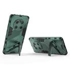 For Huawei Mate 40 Punk Armor 2 in 1 PC + TPU Shockproof Case with Invisible Holder(Green) - 3