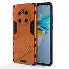 For Huawei Mate 40 Punk Armor 2 in 1 PC + TPU Shockproof Case with Invisible Holder(Orange) - 1
