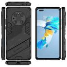For Huawei Mate 40 Pro Punk Armor 2 in 1 PC + TPU Shockproof Case with Invisible Holder(Black) - 2