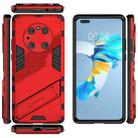 For Huawei Mate 40 Pro Punk Armor 2 in 1 PC + TPU Shockproof Case with Invisible Holder(Red) - 2