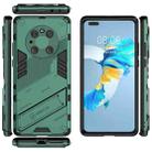 For Huawei Mate 40 Pro Punk Armor 2 in 1 PC + TPU Shockproof Case with Invisible Holder(Green) - 2