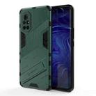 For Huawei Nova 8 Punk Armor 2 in 1 PC + TPU Shockproof Case with Invisible Holder(Green) - 1