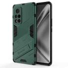 For Honor V40 Punk Armor 2 in 1 PC + TPU Shockproof Case with Invisible Holder(Green) - 1