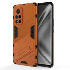 For Honor V40 Punk Armor 2 in 1 PC + TPU Shockproof Case with Invisible Holder(Orange) - 1