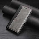 For Samsung Galaxy S9+ Retro Texture Contrast Color Side Buckle Horizontal Flip Leather Case with Holder & Card Slots & Wallet(Black) - 1