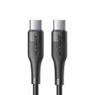 JOYROOM S-1230M3 60W PD Type-C / USB-C to Type-C / USB-C Fast Charging Data Cable, Length:1.2m(Black) - 1