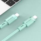 JOYROOM S-1230N9 3A Type-C / USB-C to Type-C / USB-C Liquid Silicone Fast Charging Data Cable, Length:1.2m(Light Green) - 1