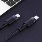 JOYROOM S-1230N9 3A Type-C / USB-C to Type-C / USB-C Liquid Silicone Fast Charging Data Cable, Length:1.2m(Navy Blue) - 1