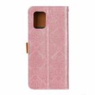 For Xiaomi Redmi K40 / K40 Pro / Mi 11i / Poco F3  European Floral Embossed Copper Buckle Horizontal Flip PU Leather Case with Holder & Card Slots & Wallet & Photo Frame(Pink) - 3