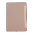 For iPad 10.2 2021 / 2020 / 2019 TPU Horizontal Flip Leather Case, with Three-folding Holder(Gold) - 3