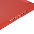 For iPad 10.2 2021 / 2020 / 2019 TPU Horizontal Flip Leather Case, with Three-folding Holder(Gold) - 6