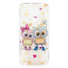 For Huawei Nova 5 Pro Cartoon Pattern Gold Foil Style Dropping Glue TPU Soft Protective Case(Owl) - 2