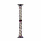 WIWU Three Diamond-Studded Steel Watch Band For Apple Watch Series 9&8&7 41mm / SE 3&SE 2&6&SE&5&4 40mm / 3&2&1 38mm(Colorful) - 1