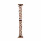 WIWU Three Diamond-Studded Steel Watch Band For Apple Watch Ultra 49mm&Watch Ultra 2 49mm / Series 9&8&7 45mm / SE 3&SE 2&6&SE&5&4 44mm / 3&2&1 42mm(Rose Gold) - 1