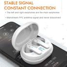 HAMTOD D01 Bluetooth 5.0 TWS ANC Active Noise Cancelling Wireless Bluetooth Earphone with Charging Box & Fingerprint Touch & LED Display(White) - 3