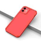 For iPhone 12 mini TPU + PC Protective Case (Red) - 1