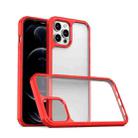 For iPhone 12 / 12 Pro TPU + PC Protective Case(Red) - 1