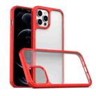 For iPhone 12 Pro Max TPU + PC Protective Case(Red) - 1