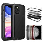 For iPhone 11 Metal Armor Triple Proofing  Protective Case(Black) - 1