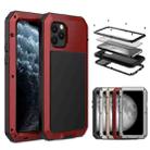 For iPhone 11 Pro Metal Armor Triple Proofing  Protective Case(Red) - 1