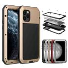 For iPhone 11 Pro Metal Armor Triple Proofing  Protective Case(Gold) - 1