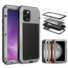 For iPhone 11 Pro Max Metal Armor Triple Proofing  Protective Case(Silver) - 1