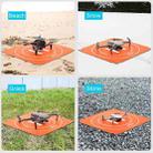STARTRC 1109143 50cm Portable Drone Universal Foldable Square Parking Apron Landing Pad for DJI FPV / mini 2 / Mavic Air 2 / Air 2S(Orange+Blue) - 7