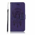 For Samsung Galaxy A02s EU Version Wind Chime Owl Embossing Pattern Horizontal Flip Leather Case with Holder & Card Slots & Wallet(Purple) - 2