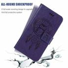 For Samsung Galaxy A02s EU Version Wind Chime Owl Embossing Pattern Horizontal Flip Leather Case with Holder & Card Slots & Wallet(Purple) - 7