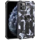 For iPhone 11 Pro Max Camouflage Armor Shockproof TPU + PC Magnetic Protective Case with Holder  (Grey) - 1