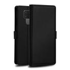 For Huawei Mate 30 Lite DZGOGO MILO Series PC + PU Horizontal Flip Leather Case with Holder & Card Slot & Wallet(Black) - 1