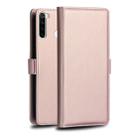 For Xiaomi Redmi Note 8 DZGOGO MILO Series PC + PU Horizontal Flip Leather Case with Holder & Card Slot & Wallet(Rose Gold) - 1