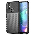 For Motorola Moto G10 Thunderbolt Shockproof TPU Protective Soft Case(Black) - 1