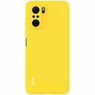 For Xiaomi Redmi K40 / K40 Pro / K40 Pro+ IMAK UC-2 Series Shockproof Full Coverage Soft TPU Case(Yellow) - 1